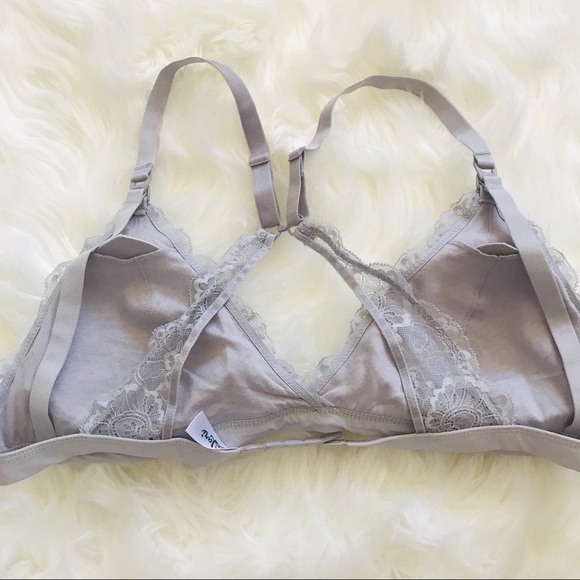 NWOT Gray Lace Nursing Bra! - Picture 6 of 8